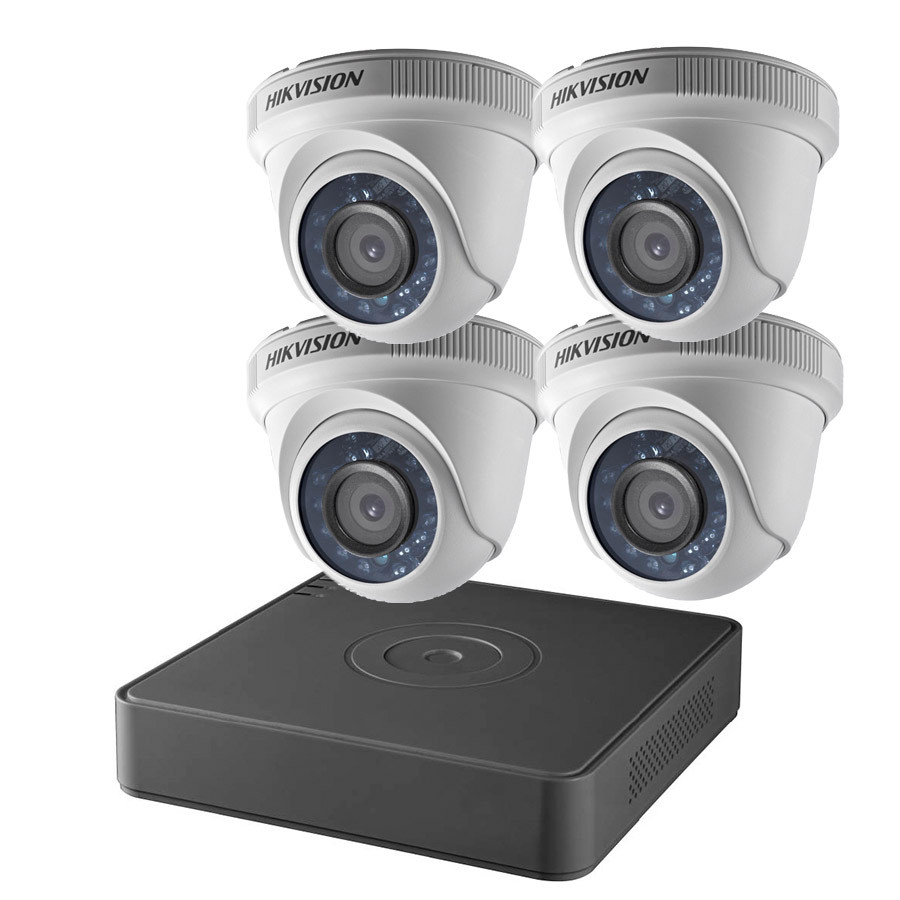 Hikvision Turbo KIT 4 — Комплект 4 аналоговые камеры + DVR