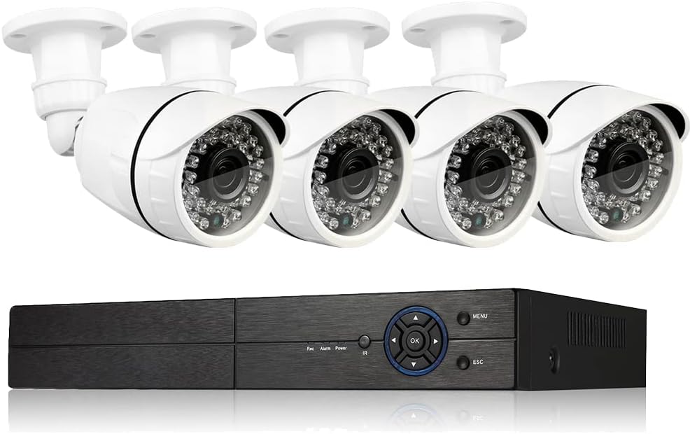 Hikvision Видеонаблюдение для магазина — 4 камеры (оптимум)